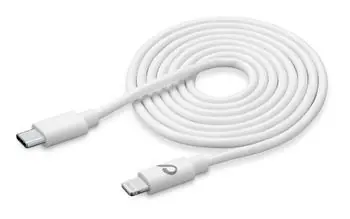 CellularLine USB-C datový kabel s konektorem Lightning 200 cm bílá