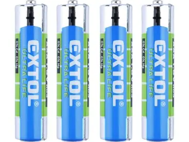 Extol 42000 Zink-chloridové baterie AAA (R03) / 1.5V / 4 ks