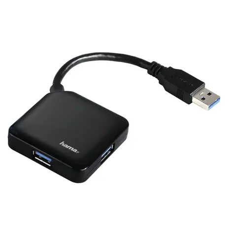 Hama 12190-H USB 3.0 hub černá / 4-portový