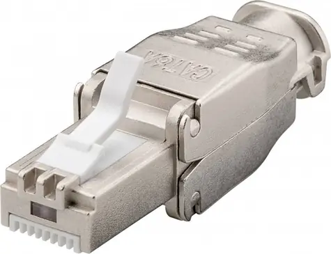 PremiumCord konektor RJ45 Cat6A univerzální, stíněný - 1ks ( montáž bez nástroje )