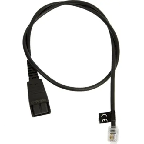 Jabra kabel QD-RJ10 přímý 0.5m / pro Lucent Callmaster V & VI & Cisco 79xx & PLX A22
