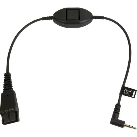 Jabra QD kabel 2.5mm jack 0.3m / pro Polycom Kirk DECT