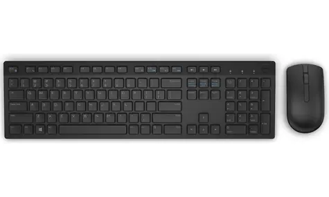 DELL KM636 DE černá / Set bezdrátové klávesnice a myši / DE / 2.4GHz / Bluetooth / USB