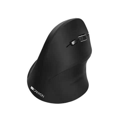CANYON CNS-CMSW16B černá / bezdrátová optická vertikální myš / 1600 DPI / 6 tlačítek / USB 2.0