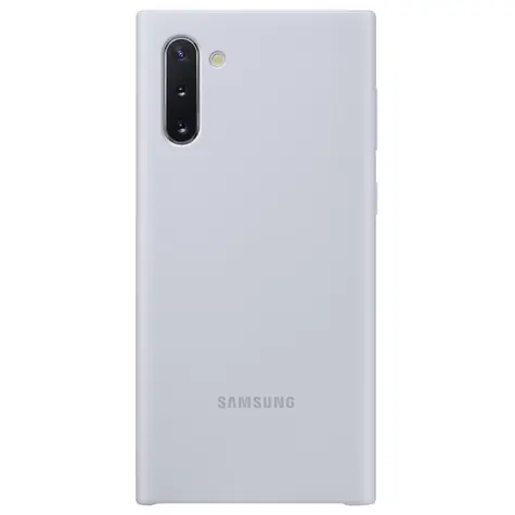 SAMSUNG Silicone Cover zadní kryt pro Samsung Galaxy Note 10 stříbrná