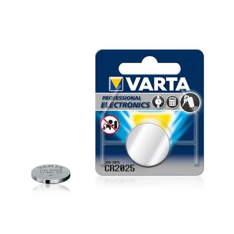 Varta Knoflíková baterie CR2025 1ks / 3.0V / 170 mAh / lithiová / v blistru