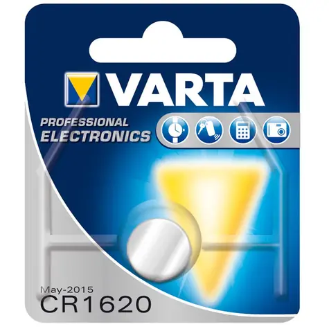 Varta Knoflíková baterie CR1620 1ks / 3.0V / 70 mAh / lithiová / v blistru