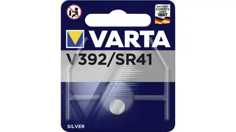 Varta Knoflíková baterie SR41 1ks / 1.55V / 38 mAh / oxid stříbra / v blistru 