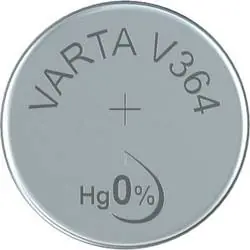 Varta V364 Knoflíková baterie SR60 / 1.55V / 20 mAh / oxid stříbra / 1 ks / v blistru 