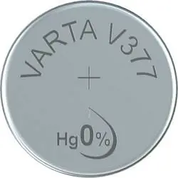 Varta V377 Knoflíková baterie SR66 / 1.55V / 27 mAh / oxid stříbra / 1 ks / v blistru 