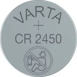 Varta Knoflíková baterie CR2450 1ks / 3.0V / 560 mAh / lithium / v blistru 