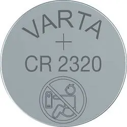 Varta Knoflíková baterie CR2320 / 3.0V / 135 mAh / lithium / 1 ks / v blistru 