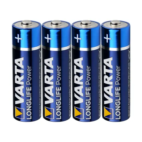 Varta Longlife Baterie AA 4ks / 1.5V / alkalická / v blistru