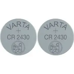 Varta Knoflíková baterie CR2430 2ks / 3.0V / 280 mAh / lithium / v blistru 