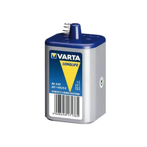 Varta Longlife Baterie 4R25X / 6.0V / 7500 mAh / zinkochloridová / 1 ks / v blistru
