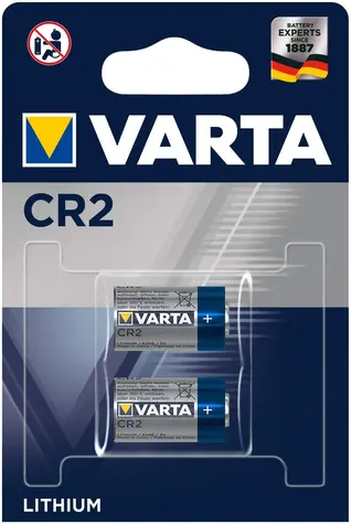 Varta Professional Baterie CR2 / 3.0V / 920 mAh / lithium / 2 ks / v blistru
