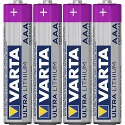 Varta Professional Baterie AAA 4ks / 1.5V / 1100 mAh / lithium / v blistru 