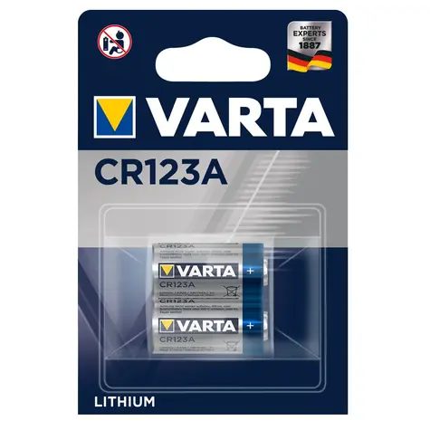 Varta Professional Baterie CR123A 2ks / 3.0V / 1600 mAh / lithiová / v blistru