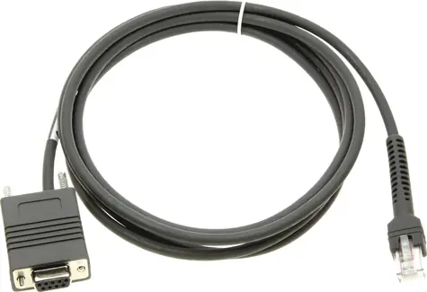 Zebra propojovací kabel RS232 / DB9pin F / Konektor napájení / TxD na PIN 2 / TTL / rovný / 2.1m