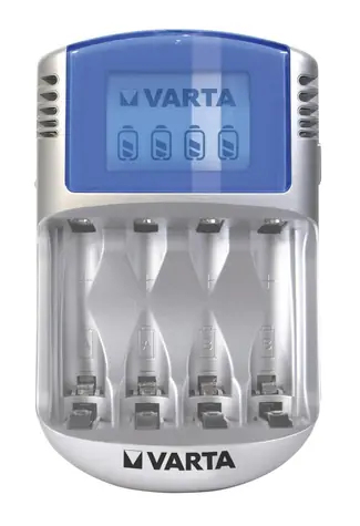 Varta Power Play LCD / Nabíječka baterií / 100-240V | 12V DC / 1400 mA / 4xAA | AAA / USB-IN