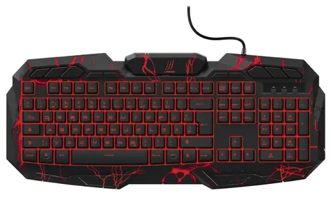 uRage Illuminated2 černá / herní klávesnice / drátová (USB) / CZ / podsvícená / anti-ghosting / 105 kláves
