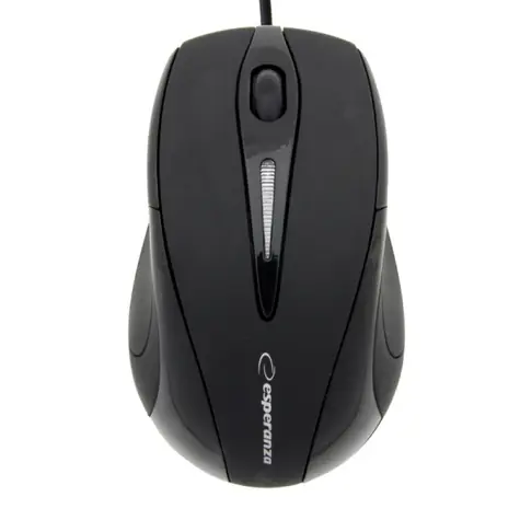 Esperanza EM102K Sirius černá / optická myš / 800 DPI / USB / 3 tlačítka + kolečko / blister