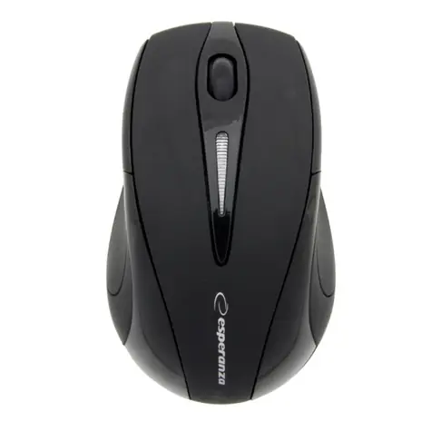 Esperanza EM101K Antares černá / bezdrátová optická myš / 800 DPI / 2.4 GHz / USB receiver / 3 tlačítka + kolečko