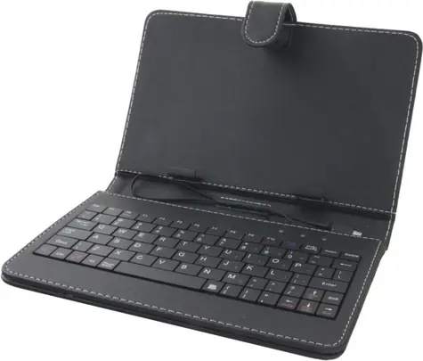 Esperanza EK123 Madera černá / pouzdro na tablet s klávesnicí / do 7