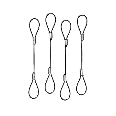 Lindy 40774 kabelový zámek černá / 0.15m