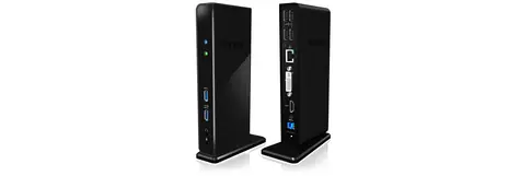 Icy Box IB-DK2241AC multi-dokovací stanice pro notebook a PC černá / 2x USB 3.0 / HDMI