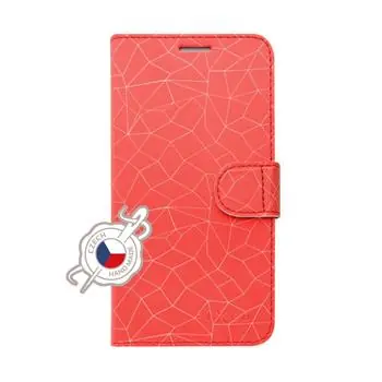 FIXED FIT Pouzdro typu kniha pro Apple iPhone 11 Pro Max motiv Red Mesh