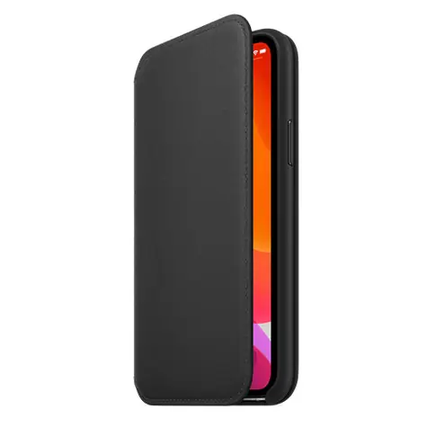 Apple Folio kožené pouzdro pro iPhone 11 Pro - Black