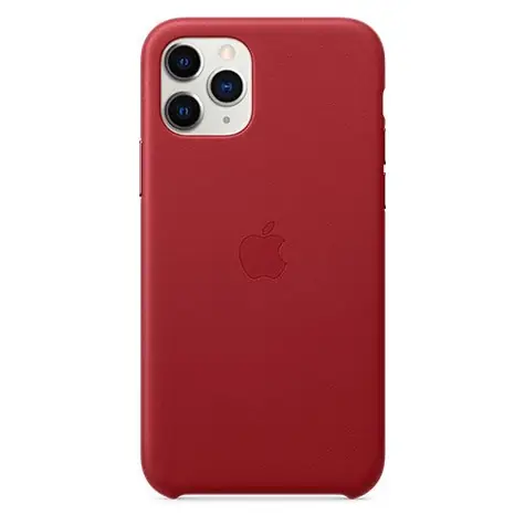 Apple kožený kryt pro iPhone 11 Pro - (PRODUCT)RED
