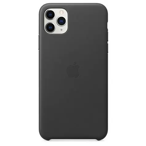 Apple kožený kryt pro iPhone 11 Pro Max - Black
