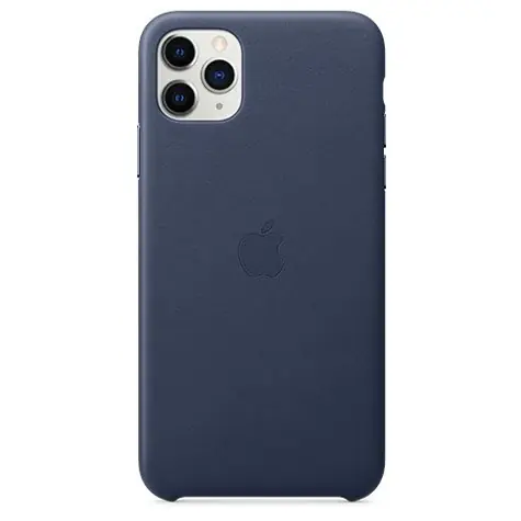 Apple kožený kryt pro iPhone 11 Pro Max - Midnight Blue