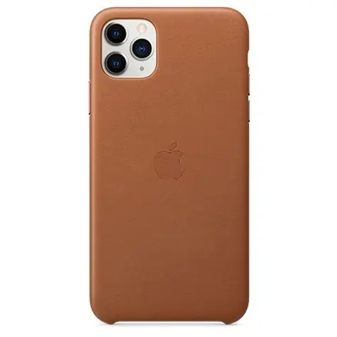 Apple kožený kryt pro iPhone 11 Pro Max - Saddle Brown