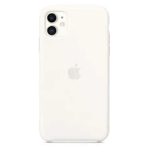 Apple Silikonový kryt pro iPhone 11 - White