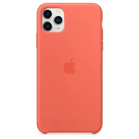 Apple Silikonový kryt pro iPhone 11 Pro Max - Clementine (Orange)