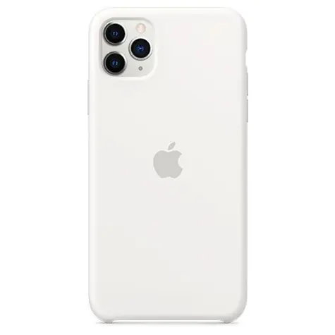 Apple Silikonový kryt pro iPhone 11 Pro Max - White