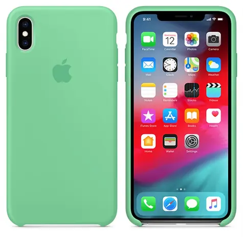 Apple Silikonový kryt pro iPhone XS Max - mátová
