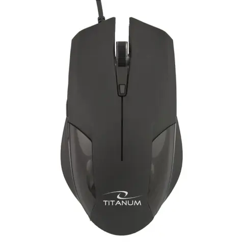 Titanum TM106 GOBLIN černá / optická herní myš / 2000 DPI / 6 tlačítek / USB / 1.4m / Blister