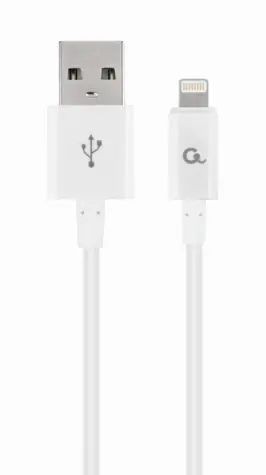 Gembird USB kabel Ligtning pro Apple zařízení 2 m bílá / USB 2.0