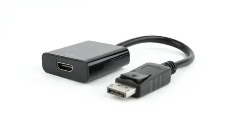 Gembird adaptér DisplayPort(M) na HDMI(F) / délka 10cm / černá