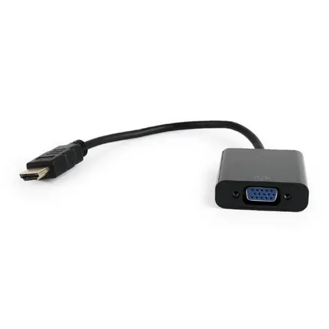 Gembird adaptér HDMI-A (M) na VGA (F) / kabel 15 cm / černá