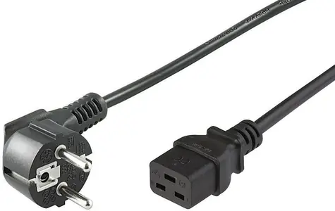 MicroConnect Power Cord CEE 7-7 - C19 / 3m