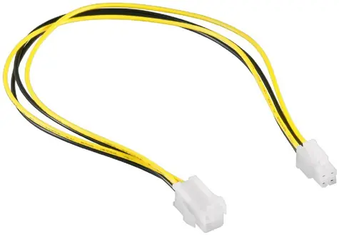 Gembird napájecí prodlužovací kabel ATX 4 pin samec-samice / 0.3 m