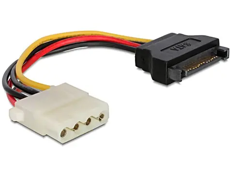 Gembird redukce napájení MOLEX (F) - SATA (M) / 15cm