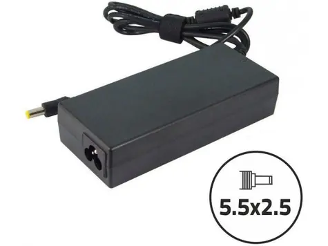 Qoltec Adaptér pro notebooky 90W / 19V / 4.74 A / 5.5x2.5 / +power cable