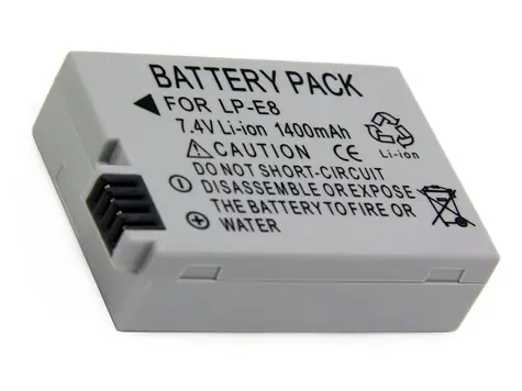 TRX baterie pro Canon 1400 mAh / pro EOS 550D / EOS 600D / EOS 650D / Kiss X4 / Kiss X5 / Rebel T2 / Rebel T3i 