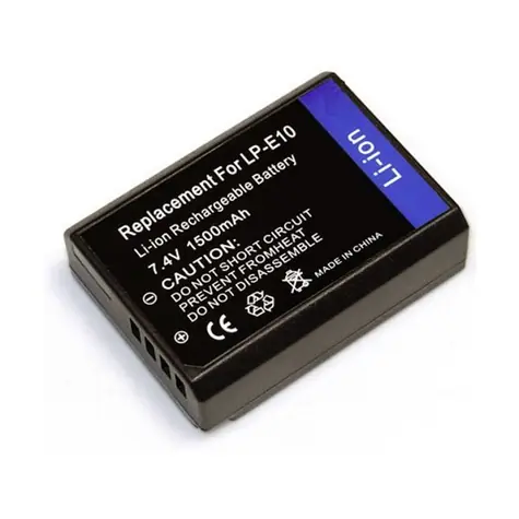 TRX baterie pro Canon 1500 mAh (LP-E10) / pro EOS 1100D / EOS Kiss X50 / Rebel T3 / neoriginální